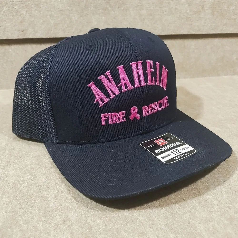 Richardson Anaheim Fire Rescue Mesh Trucker Hat #U